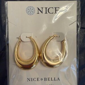 Gold plated Hoop Earrings